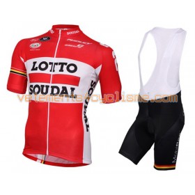 Tenue Cycliste et Cuissard à Bretelles 2016 Lotto Soudal N001