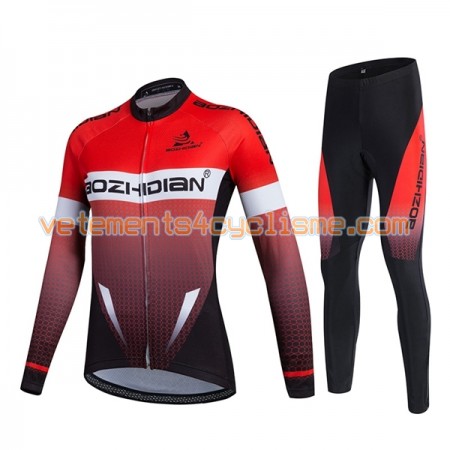 Tenue Cycliste Manches Longues et Collant Long Femme 2017 Aozhidian N001