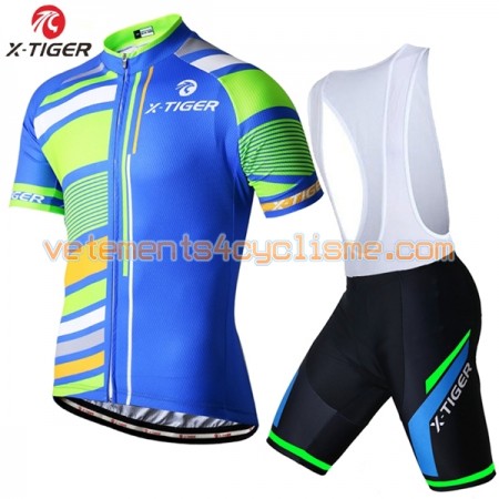 Tenue Cycliste et Cuissard à Bretelles 2017 X-Tiger N004