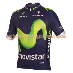 Maillot vélo 2016 Movistar Team N001