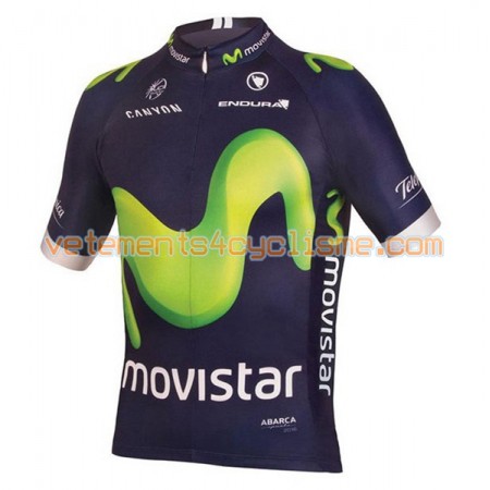Maillot vélo 2016 Movistar Team N001