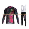 Tenue Cycliste Manches Longues et Collant à Bretelles 2017 Aozhidian N021