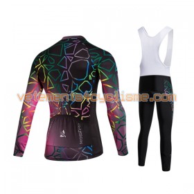 Tenue Cycliste Manches Longues et Collant à Bretelles 2017 Aozhidian N021