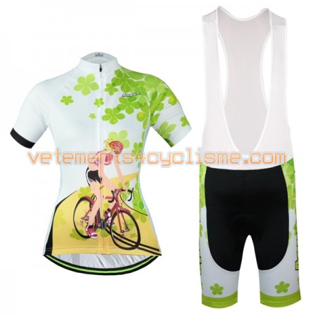 Tenue Cycliste et Cuissard à Bretelles Femme 2017 Aogda N006