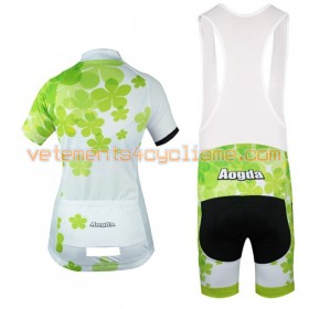 Tenue Cycliste et Cuissard à Bretelles Femme 2017 Aogda N006