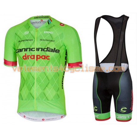 Tenue Cycliste et Cuissard à Bretelles 2016 Cannondale-Drapac N002