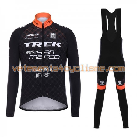 Tenue Cycliste Manches Longues et Collant à Bretelles 2017 Trek-Selle San Marco N001