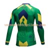 Tenue Cycliste Manches Longues et Collant à Bretelles Femme 2017 Aozhidian N003