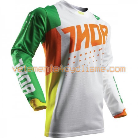Maillots VTT/Motocross 2017 Thor Pulse Air Aktiv Manches Longues N001