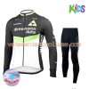 Tenue Cycliste Manches Longues et Collant Long Enfant 2017 Dimension Data Hiver Thermal Fleece N001