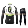 Tenue Cycliste Manches Longues et Collant Long Enfant 2017 Dimension Data Hiver Thermal Fleece N001