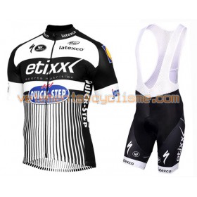 Tenue Cycliste et Cuissard à Bretelles 2016 Etixx-Quick Step N012