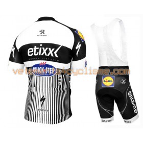 Tenue Cycliste et Cuissard à Bretelles 2016 Etixx-Quick Step N012