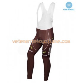 Collant à Bretelles 2016 AG2R La Mondiale Hiver Thermal Fleece N001