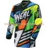 Maillots VTT/Motocross 2016 ONeal Mayhem Glitch Manches Longues N001