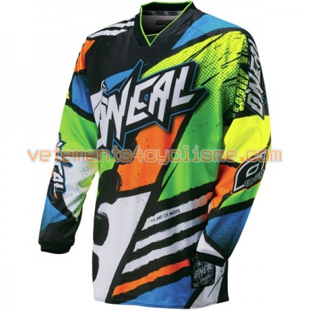 Maillots VTT/Motocross 2016 ONeal Mayhem Glitch Manches Longues N001