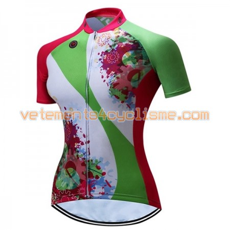 Maillot vélo Femme 2017 Teleyi N005