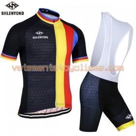 Tenue Cycliste et Cuissard à Bretelles 2017 Siilenyond N024
