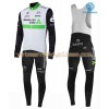Tenue Cycliste Manches Longues et Collant à Bretelles 2016 Dimension Data Hiver Thermal Fleece N001