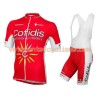 Tenue Cycliste et Cuissard à Bretelles 2016 Cofidis Pro Cycling N001