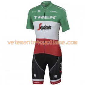 Tenue Cycliste et Cuissard à Bretelles 2017 Trek-Segafredo Championnats dItalie