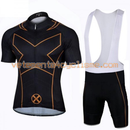 Tenue Cycliste et Cuissard à Bretelles 2017 Super Hero Brand N006