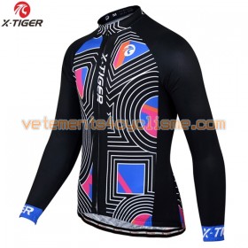 Maillot vélo 2017 X-Tiger Manches Longues N013
