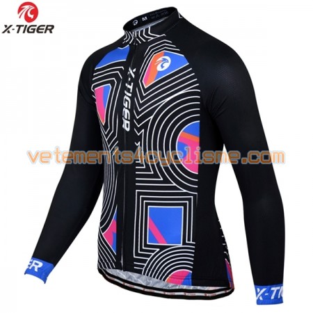 Maillot vélo 2017 X-Tiger Manches Longues N013