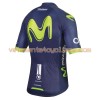 Tenue Cycliste et Cuissard à Bretelles 2017 Movistar Team N001