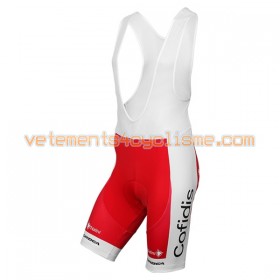 Cuissard Court à Bretelles 2017 Cofidis Pro Team N001