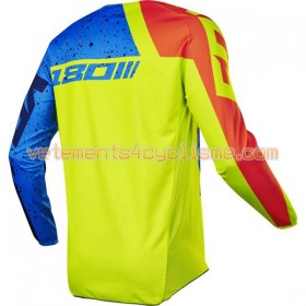 Maillots VTT/Motocross 2017 Fox Racing 180 Nirv Manches Longues N003