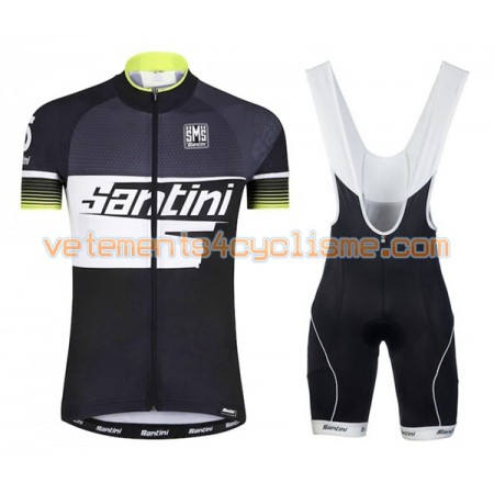 Tenue Cycliste et Cuissard à Bretelles 2016 Santini N006