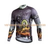 Maillot vélo 2017 Aozhidian Manches Longues N028