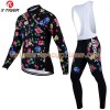 Tenue Cycliste Manches Longues et Collant à Bretelles 2017 X-Tiger N008
