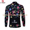 Tenue Cycliste Manches Longues et Collant à Bretelles 2017 X-Tiger N008