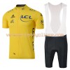 Tenue Cycliste Jaune et Cuissard à Bretelles 2016 Tour de France