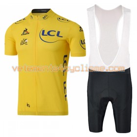 Tenue Cycliste Jaune et Cuissard à Bretelles 2016 Tour de France