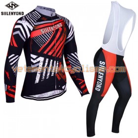 Tenue Cycliste Manches Longues et Collant à Bretelles 2017 Siilenyond N036