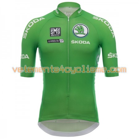 Maillot vélo Vert 2017 La Vuelta