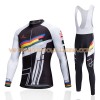 Tenue Cycliste Manches Longues et Collant à Bretelles 2017 Aozhidian N023