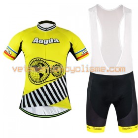 Tenue Cycliste et Cuissard à Bretelles 2017 Aogda N027