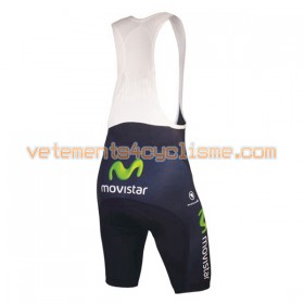 Cuissard Court à Bretelles 2016 Movistar Team N001