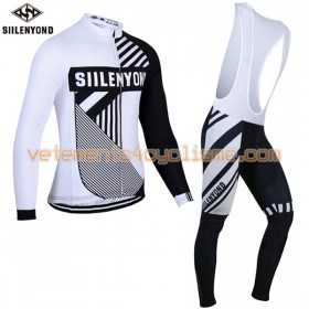 Tenue Cycliste Manches Longues et Collant à Bretelles 2017 Siilenyond N011