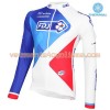 Maillot vélo 2016 FDJ Hiver Thermal Fleece N001