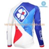 Maillot vélo 2016 FDJ Hiver Thermal Fleece N001