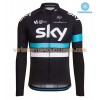 Maillot vélo 2016 Team Sky Hiver Thermal Fleece N001