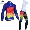 Tenue Cycliste Manches Longues et Collant à Bretelles 2017 Siilenyond N018
