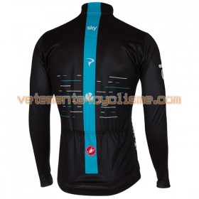 Maillot vélo 2017 Team Sky Hiver Thermal Fleece N001