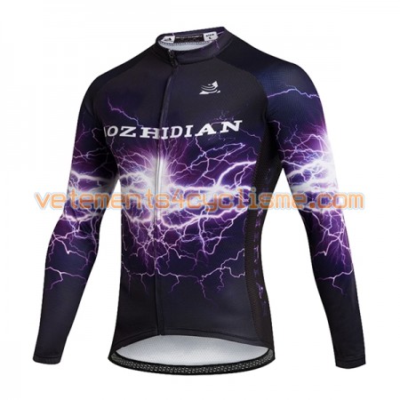 Maillot vélo 2017 Aozhidian Manches Longues N016