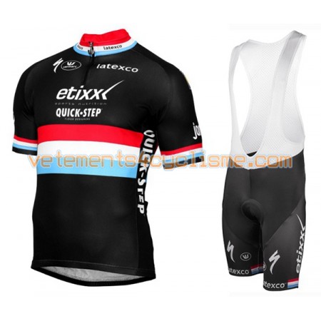 Tenue Cycliste et Cuissard à Bretelles 2016 Etixx-Quick Step N008